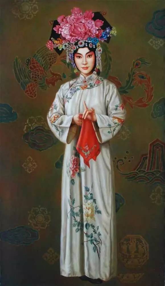 油畫中的京劇人物，美的不可思議！