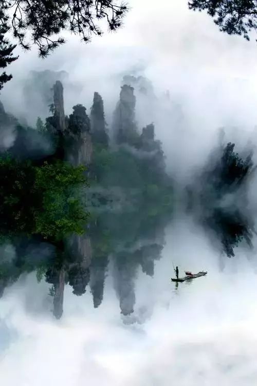 風景攝影：倒影里的意境中國，美!