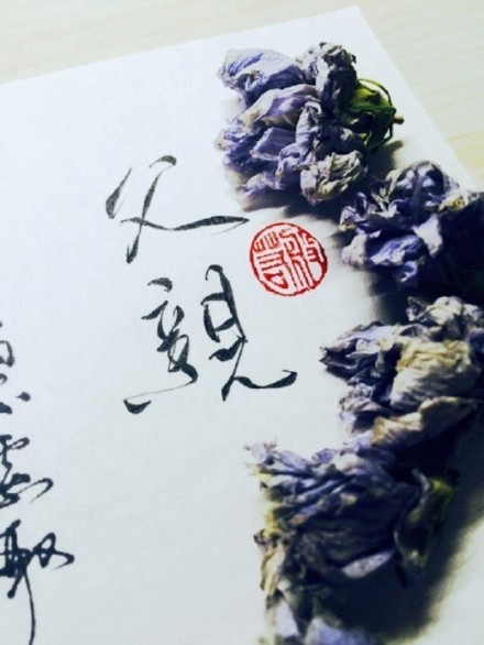 別致新穎的書法字體，美的很有意境！