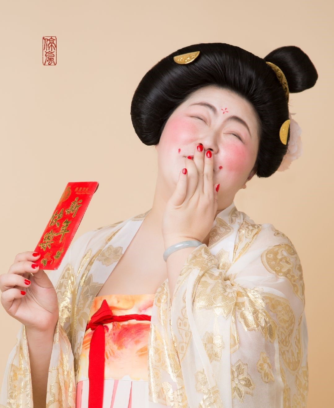 活靈活現唐代仕女拜新年·人像古裝攝影