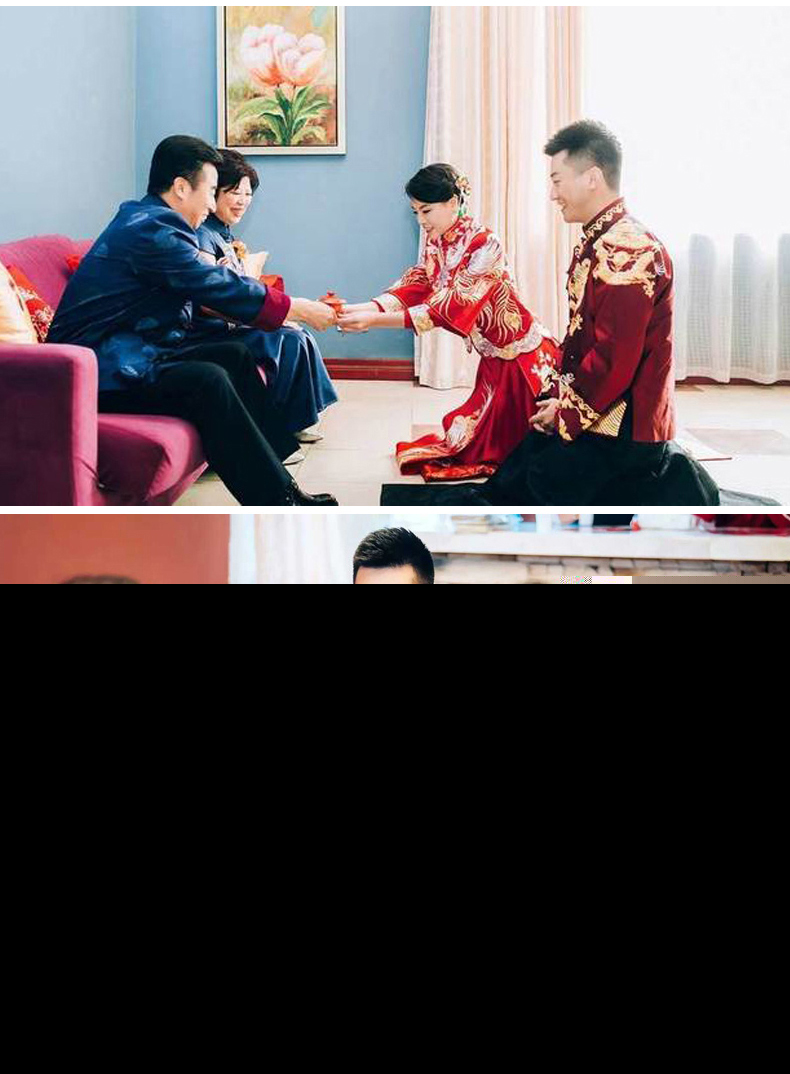最美中國風中式禮服新娘,中式婚禮圖片