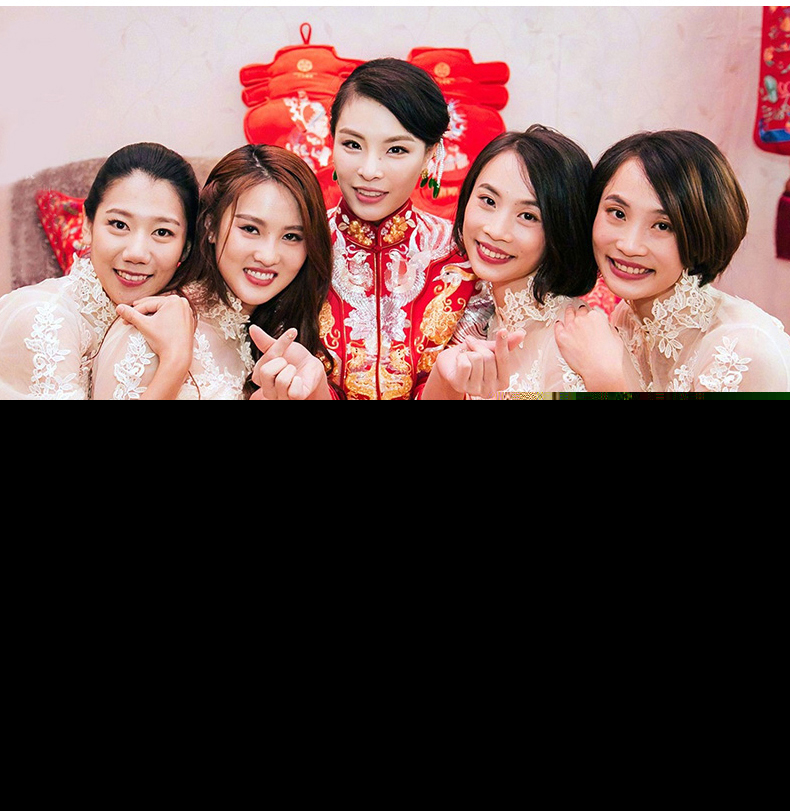 最美中國風中式禮服新娘,中式婚禮圖片