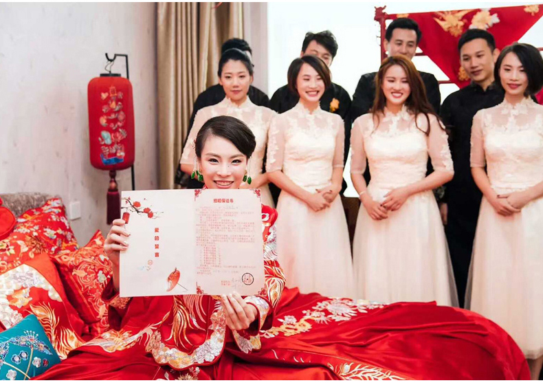 最美中國風(fēng)中式禮服新娘,中式婚禮圖片