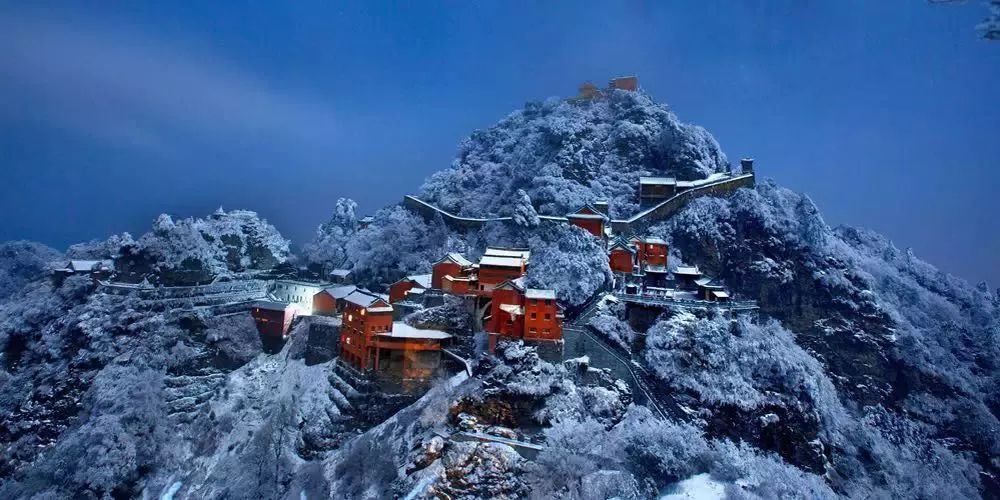 武當山雪景攝影：雪后武當是仙山
