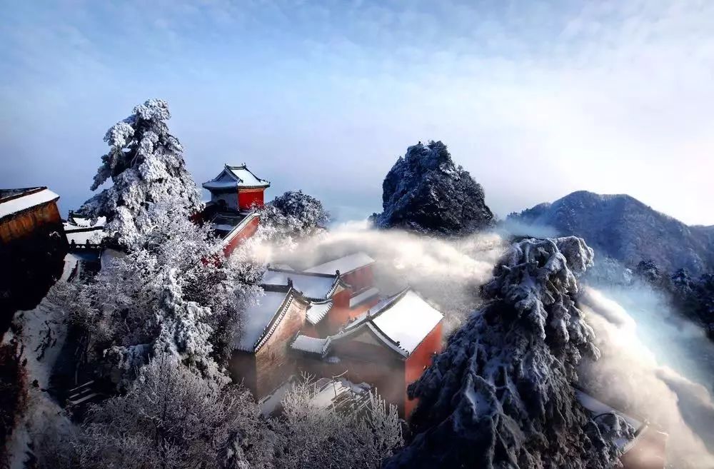 武當山雪景攝影:雪后武當是仙山