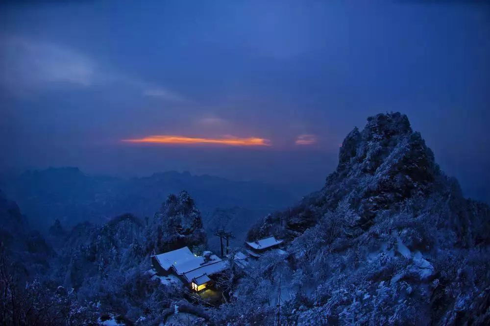 武當山雪景攝影：雪后武當是仙山