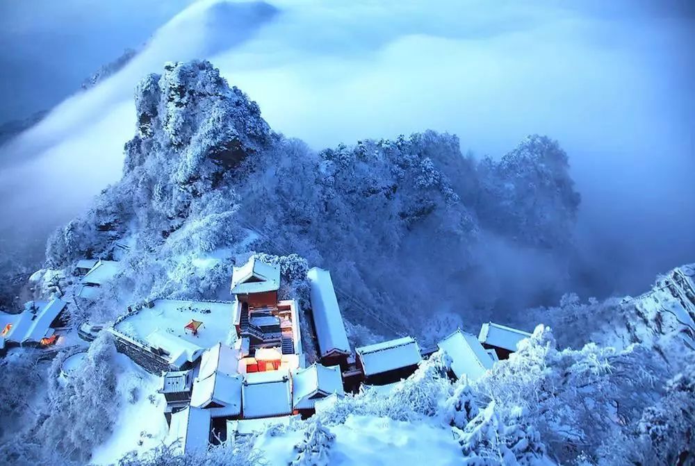 武當山雪景攝影：雪后武當是仙山