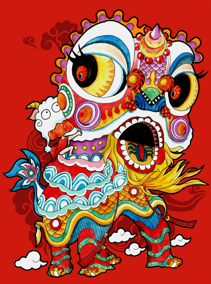 四副精美星座年畫以及創意年畫