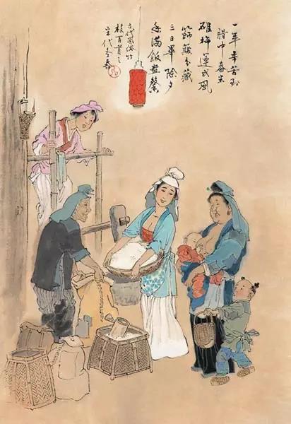 中國年畫：《古代風俗百圖》那時候年味正濃