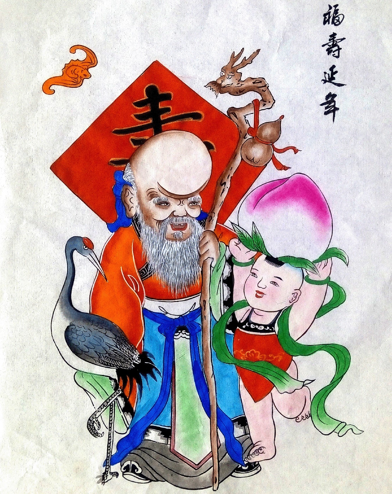10款唯美生動年畫娃娃，古風手繪中國年畫
