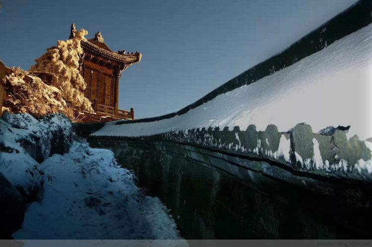 武當山千里冰封萬里雪飄