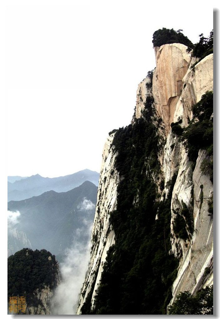 雄偉華山風景攝影欣賞