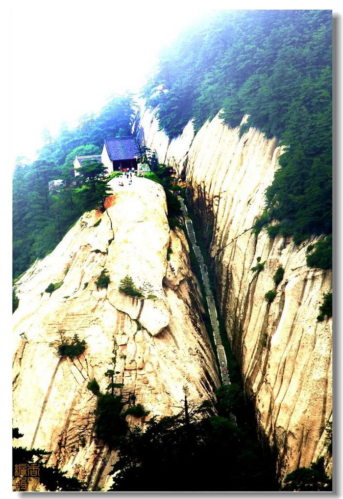 雄偉華山風景攝影欣賞