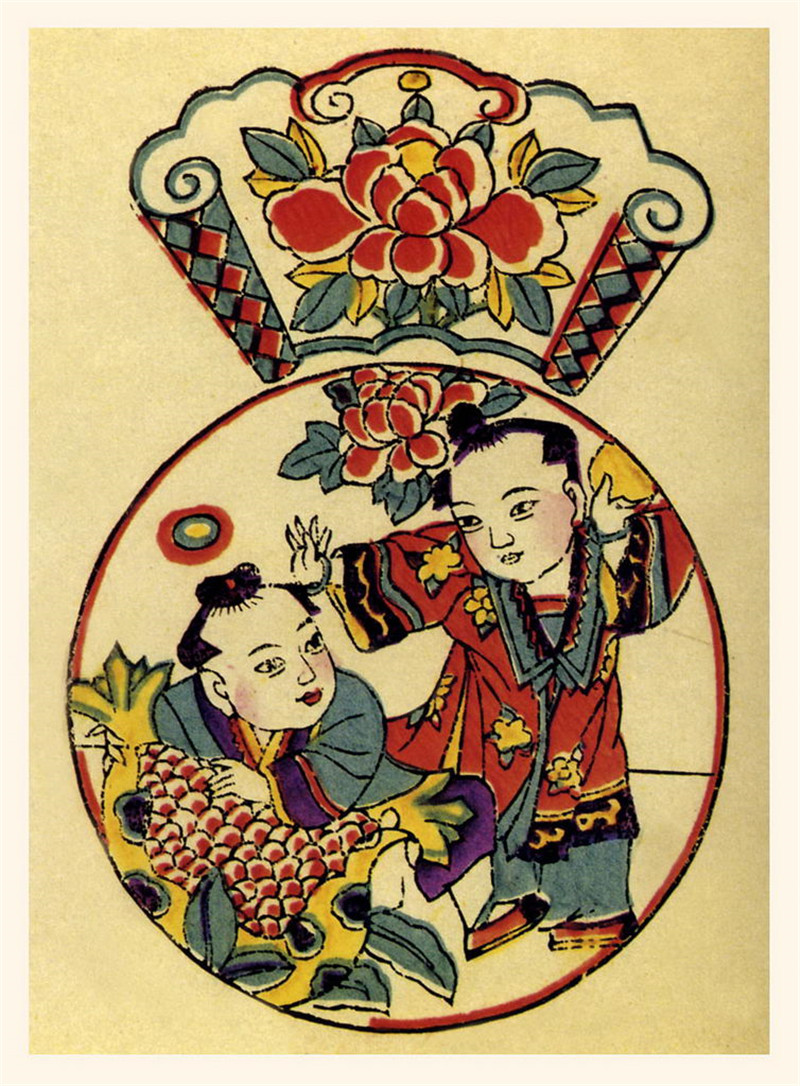 中國傳統精美年畫作品欣賞