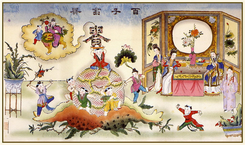 中國傳統精美年畫作品欣賞