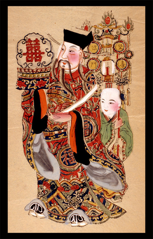 中國(guó)風(fēng)傳統(tǒng)精美色彩艷麗的年畫(huà)（三）