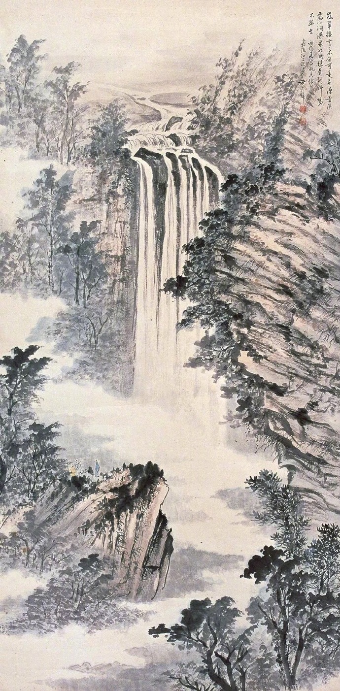 國(guó)畫(huà)山水圖集(41張)，高清國(guó)畫(huà)圖片欣賞