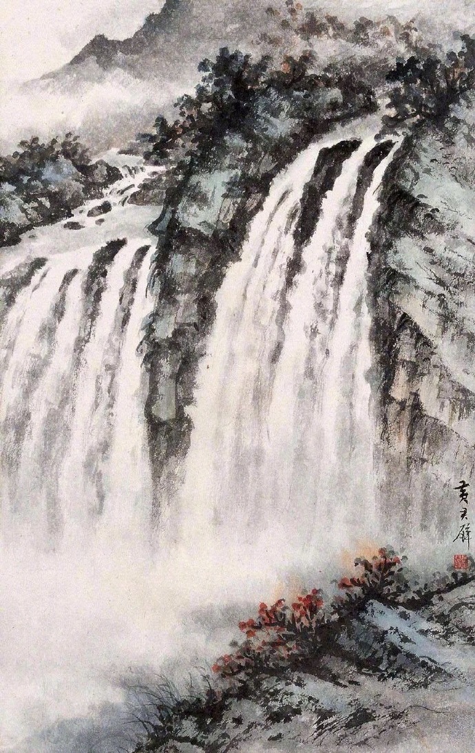 國(guó)畫(huà)山水圖集(41張)，高清國(guó)畫(huà)圖片欣賞