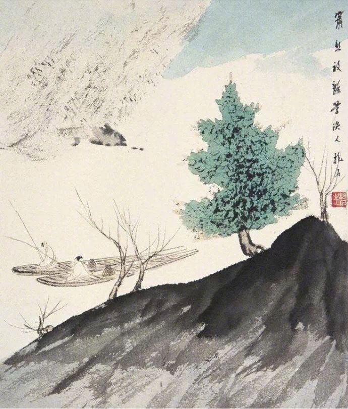 國(guó)畫(huà)山水圖集(41張)，高清國(guó)畫(huà)圖片欣賞