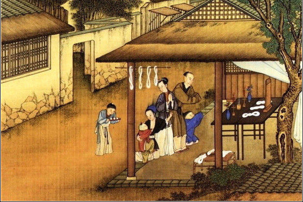 中國24節氣古畫圖，超美國畫插畫欣賞