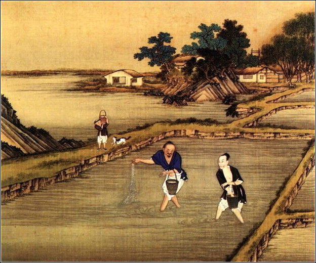 中國24節(jié)氣古畫圖，超美國畫插畫欣賞