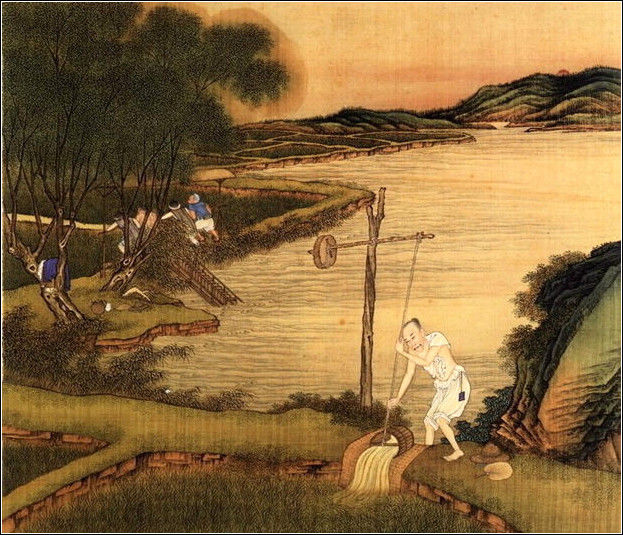 中國24節(jié)氣古畫圖，超美國畫插畫欣賞