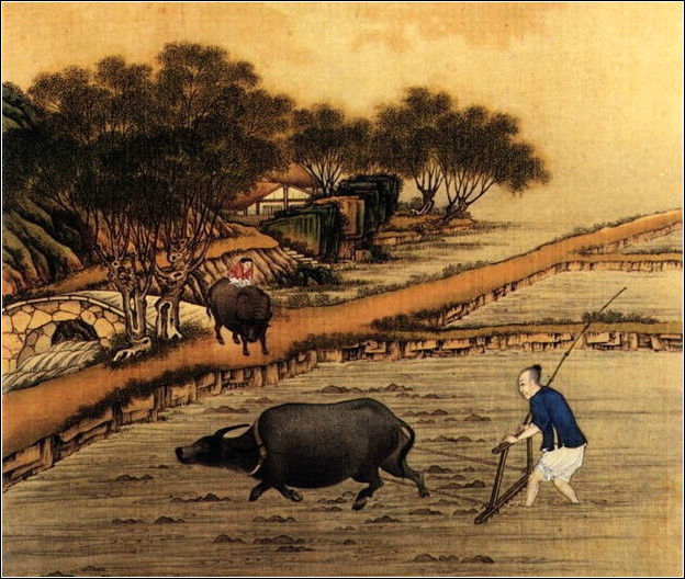 中國24節(jié)氣古畫圖，超美國畫插畫欣賞