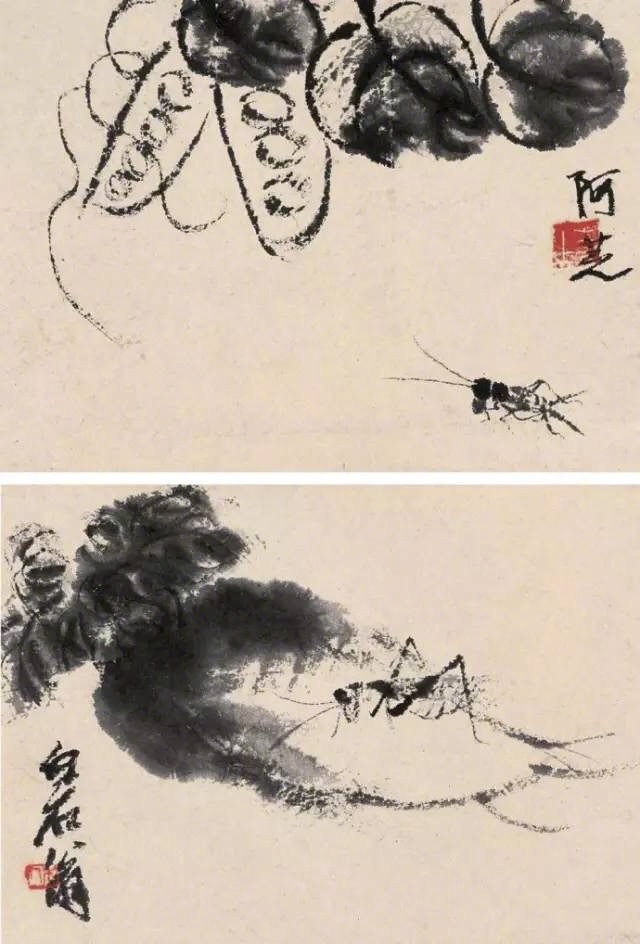 齊白石作品集合（90張），齊白石國(guó)畫作品欣賞