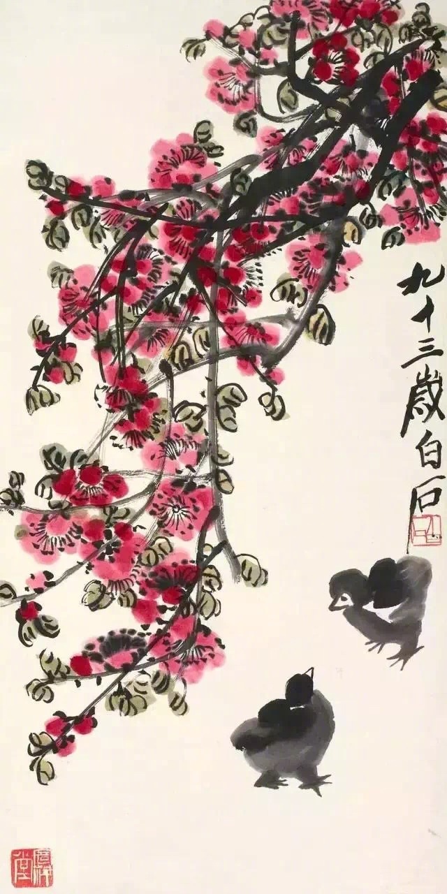 齊白石作品集合（90張），齊白石國畫作品欣賞