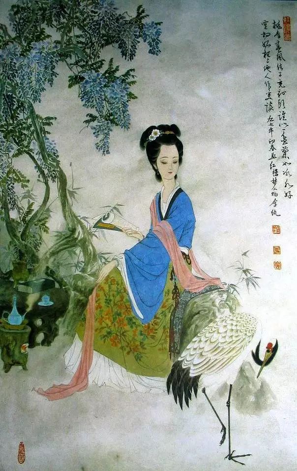馮其庸國畫作品:手繪《紅樓夢》人物圖美呆了
