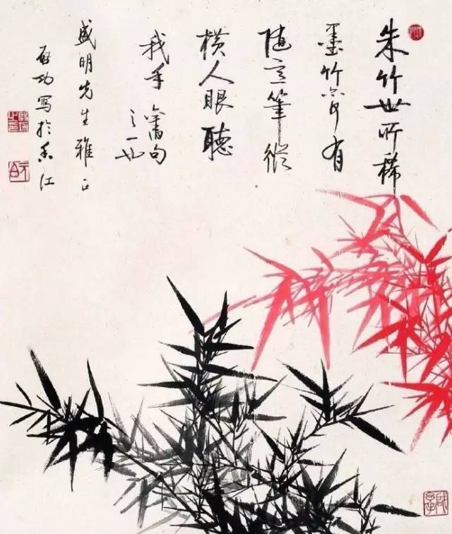 國畫竹子：竹語竹畫君子當如竹！
