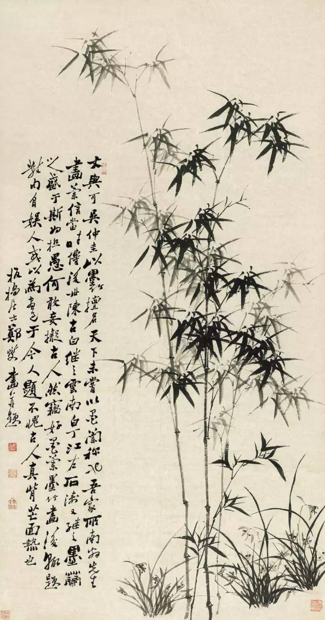 國畫竹子：竹語竹畫君子當如竹！
