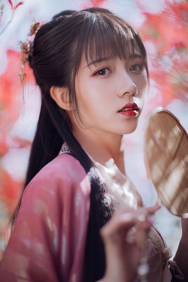 花不負儂，古裝女子攝影照片