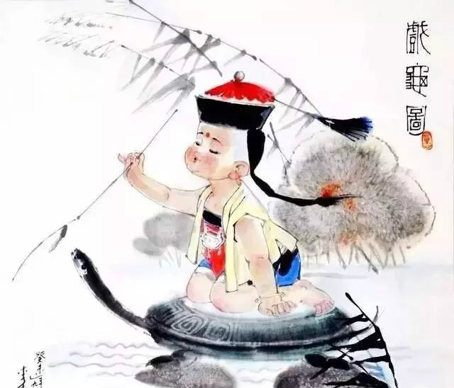 國畫里的兒童，萌翻六一兒童節(jié)！