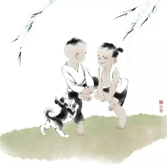 國畫里的兒童，萌翻六一兒童節！