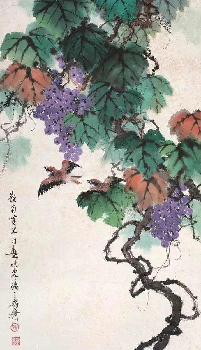 美人如葡萄，秀美如國畫！