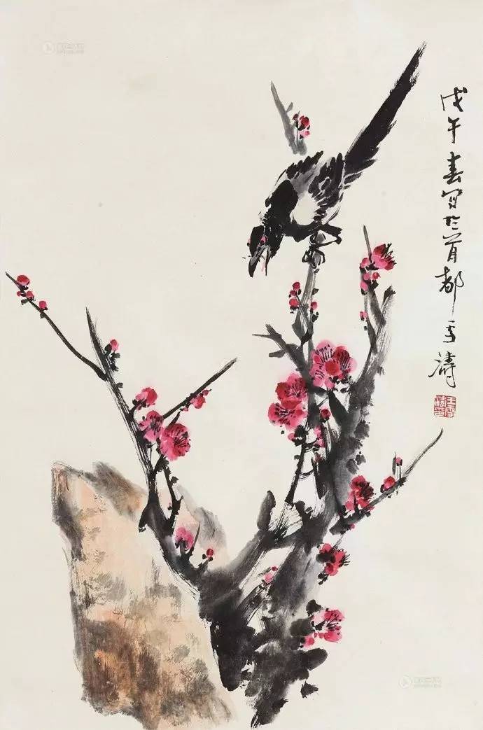 王雪濤國畫作品：28幅精品畫梅美極了！