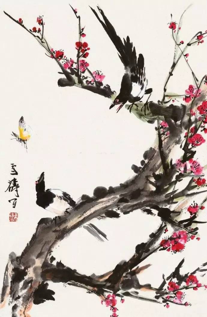 王雪濤國畫作品：28幅精品畫梅美極了！