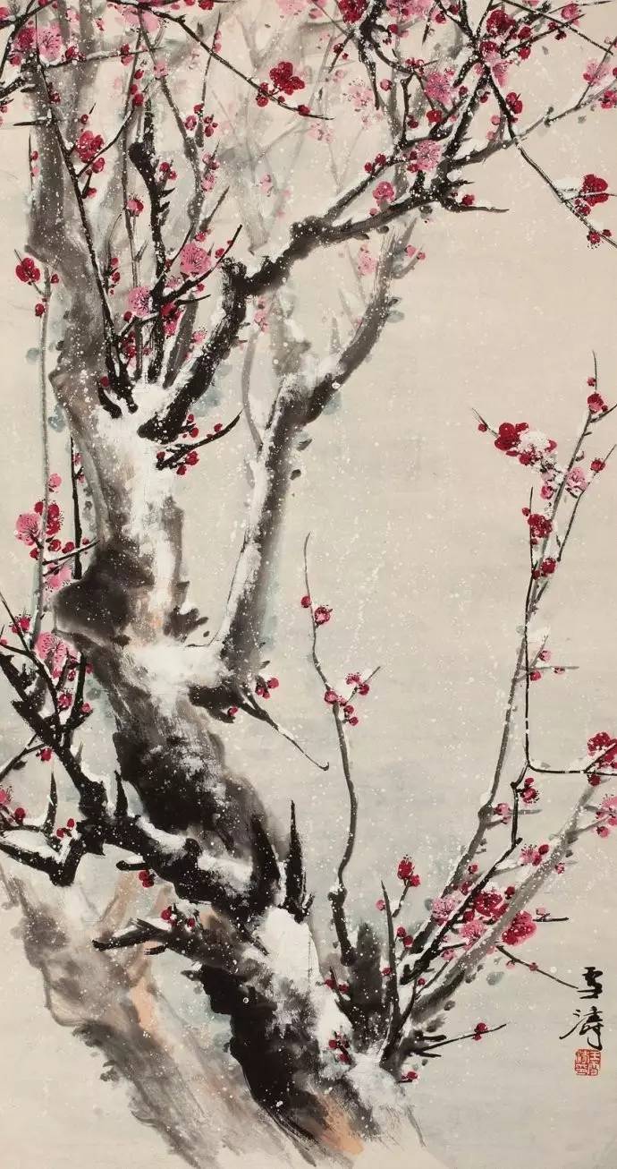 王雪濤國畫作品：28幅精品畫梅美極了！