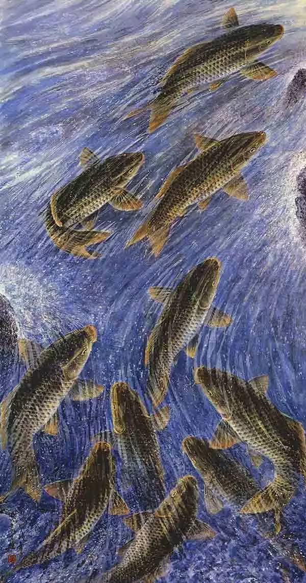 超逼真的詩(shī)意國(guó)畫魚：令人驚嘆的如魚得水