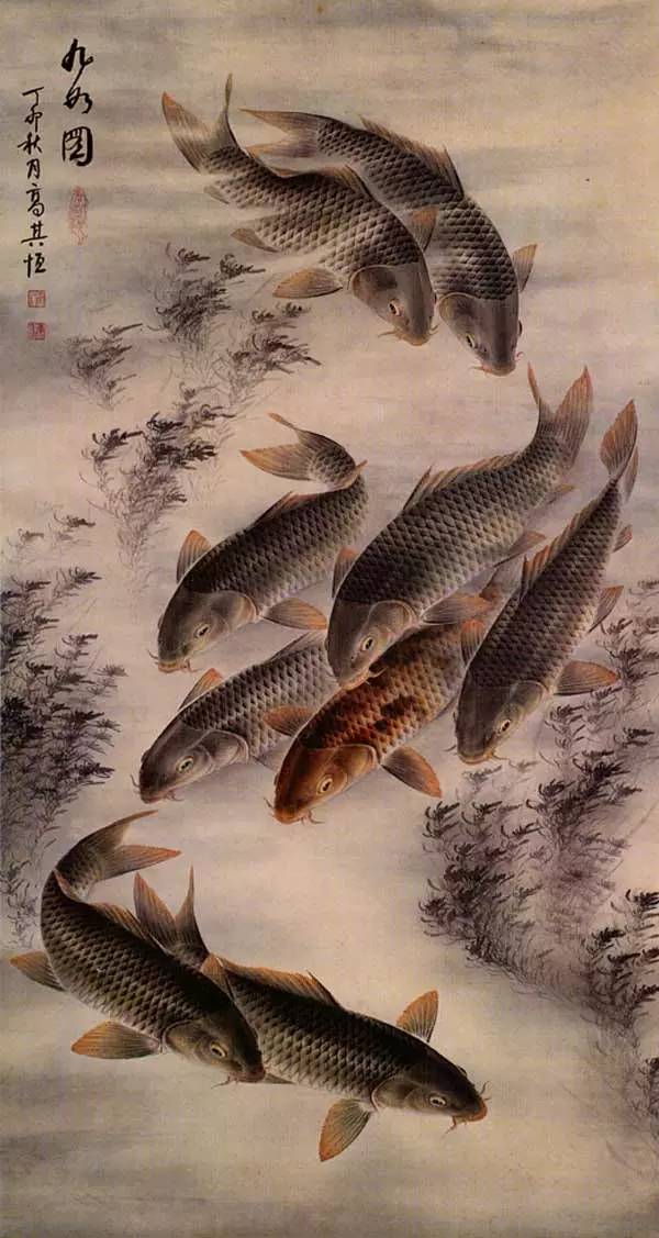 超逼真的詩意國畫魚：令人驚嘆的如魚得水