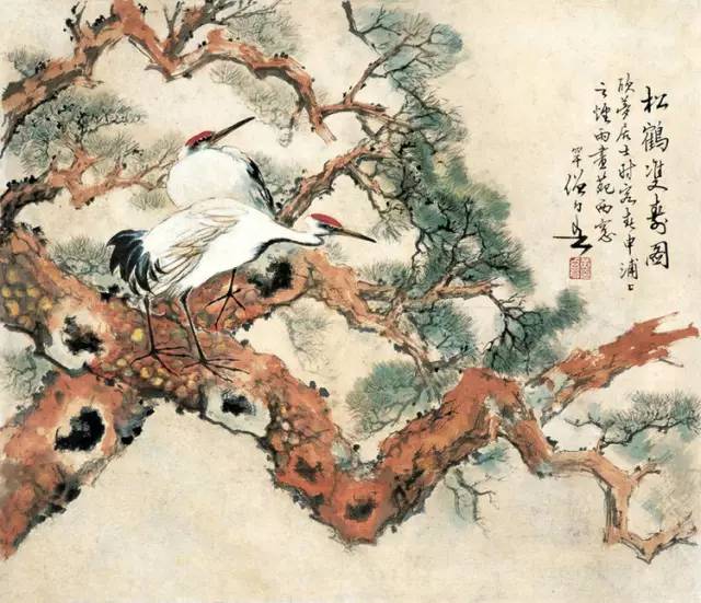 中國國畫藝術：絕美花鳥國畫圖片