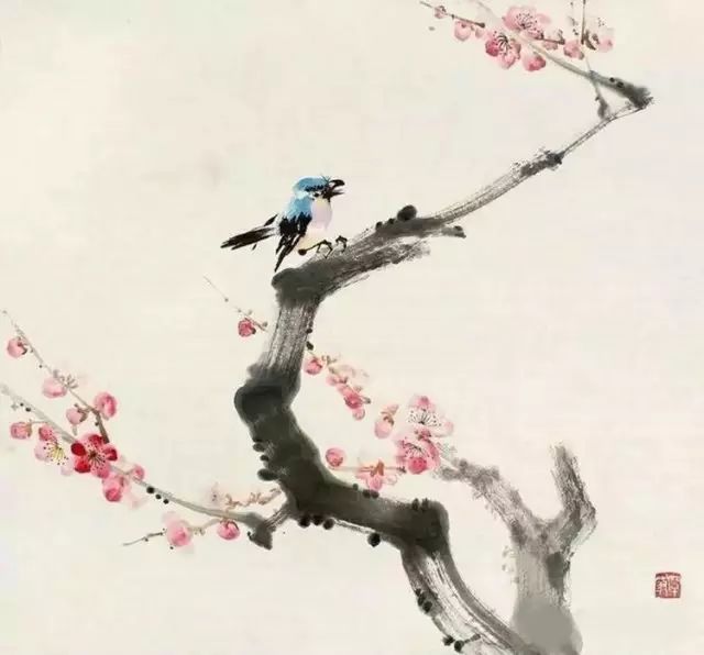 中國國畫藝術：絕美花鳥國畫圖片