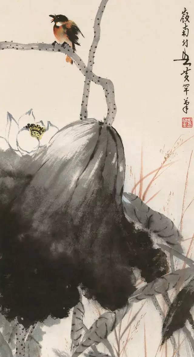 中國國畫藝術：絕美花鳥國畫圖片