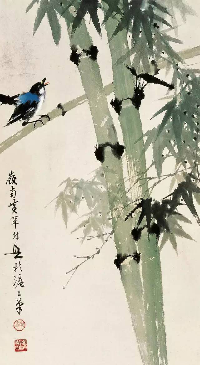 中國國畫藝術：絕美花鳥國畫圖片