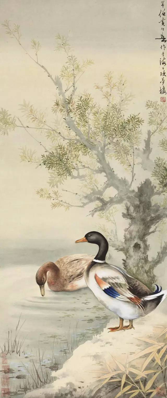 中國國畫藝術：絕美花鳥國畫圖片