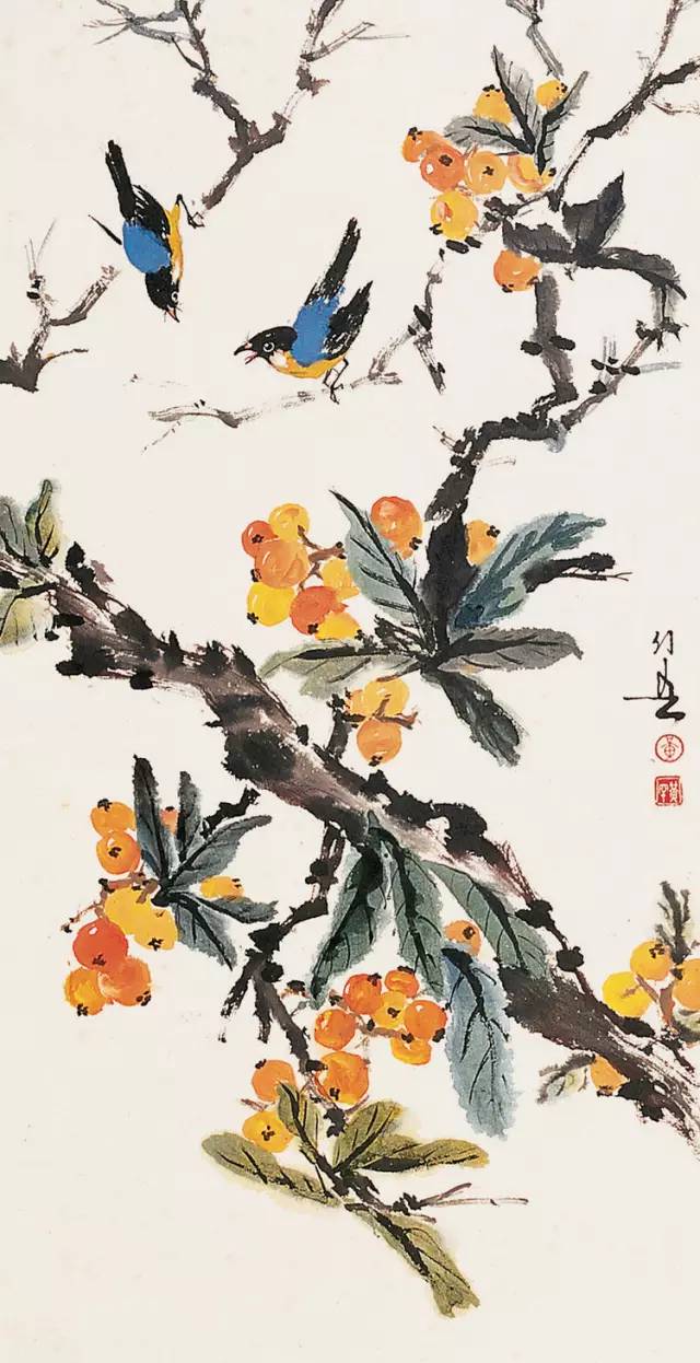 中國國畫藝術：絕美花鳥國畫圖片