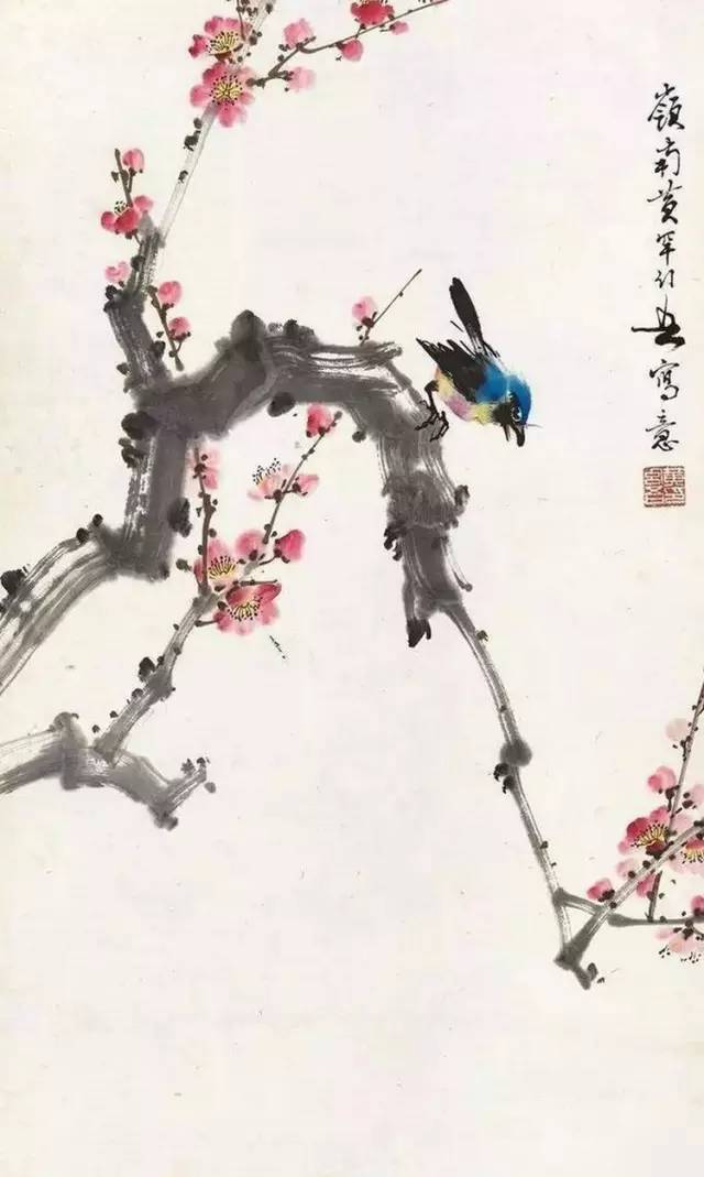 中國國畫藝術：絕美花鳥國畫圖片
