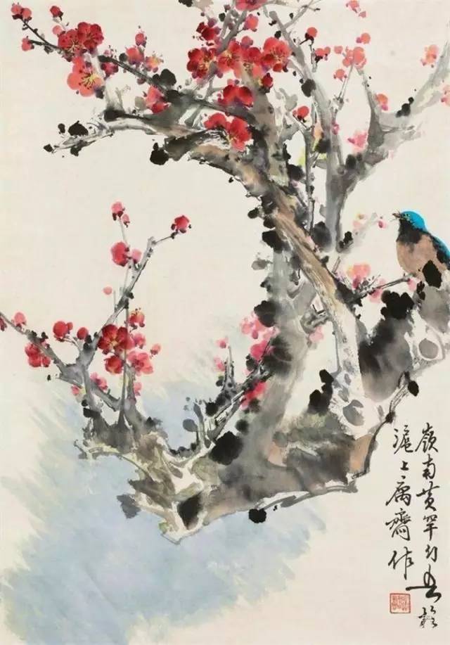 中國國畫藝術：絕美花鳥國畫圖片