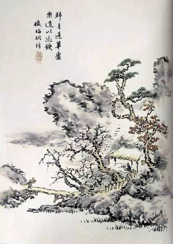 《芥子園畫譜》山水集合,精選賞析!
